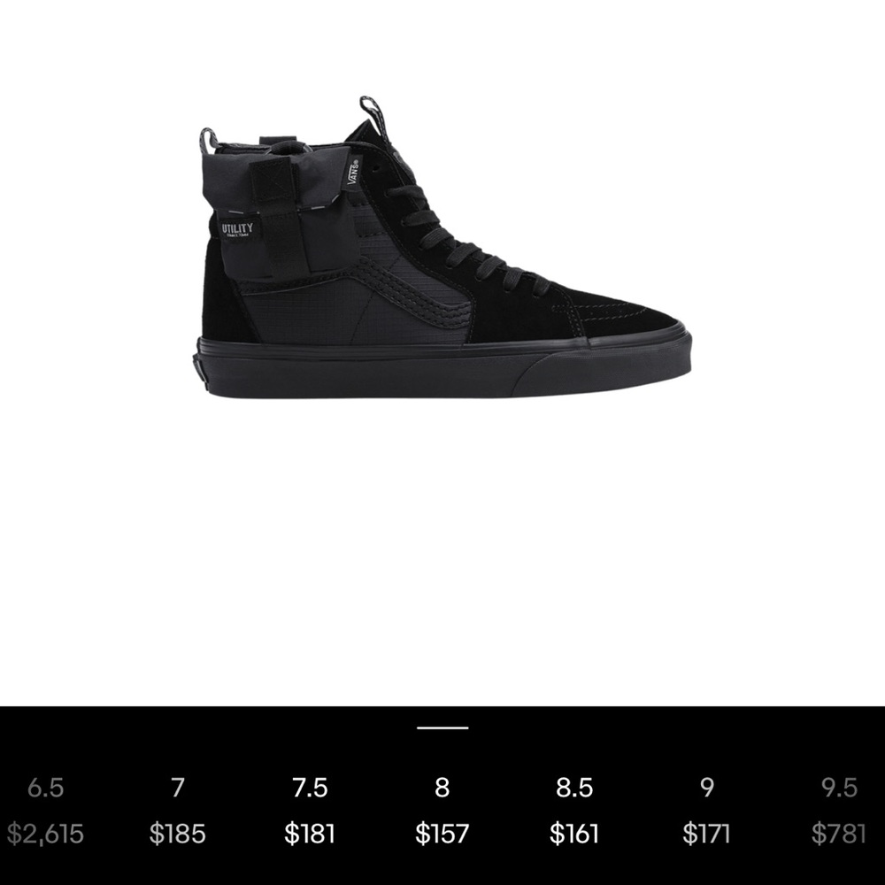 Sk8-hi tactical utility black/black